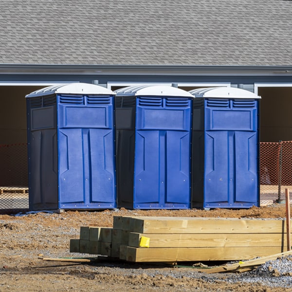 what is the cost difference between standard and deluxe porta potty rentals in Middleway WV